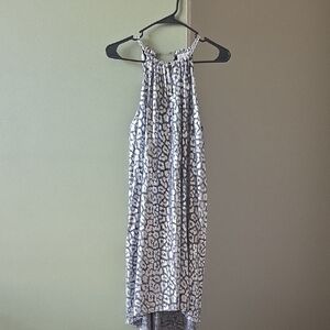 MICHAEL Michael Kors Black and Silver Chain Detail Dress